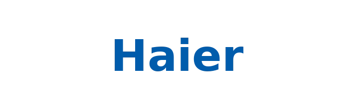 Логотип Haier — ремонт стиральных машин Haier в Краснодаре